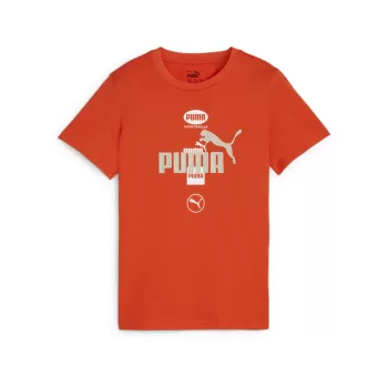 PUMA POWER Graphic Tee B - T-shirt de Sport de Haute Qualité