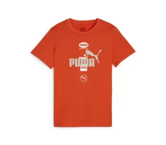 PUMA POWER Graphic Tee B - T-shirt de Sport de Haute Qualité