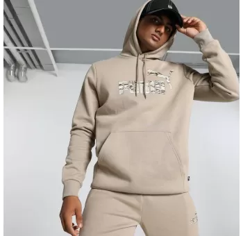 ESS+ CAMO Hoodie FL - Vêtement de Sport Confortable et Tendance