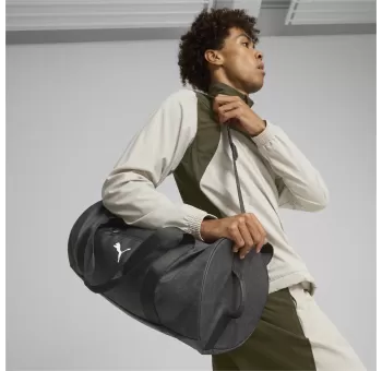 Puma Fit Duffle, PUMA Black-Energ - Sac de Sport de Haute Qualité