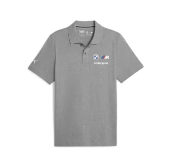 BMW MMS ESS Medium Gray Heather Polo