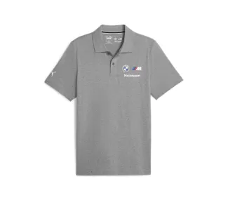 BMW MMS ESS Medium Gray Heather Polo