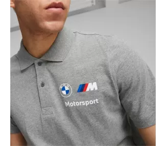 BMW MMS ESS Medium Gray Heather Polo