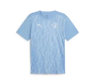 MCFC Prematch SS Jersey in Team Light Blue