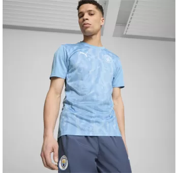 MCFC Prematch SS Jersey in Team Light Blue