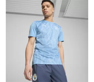 MCFC Prematch SS Jersey in Team Light Blue