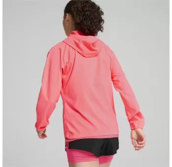 RUN FAVORITE Hooded Woven Jacket W - Vêtements de sport élégants pour femme