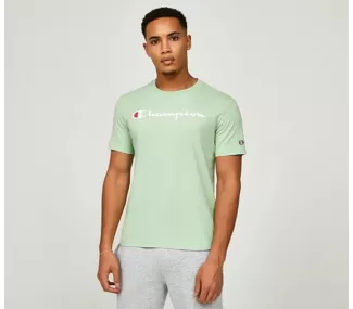 T-shirt Lifestyle Vert Champion pour Adultes | Vêtements Casual