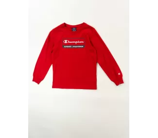 Sweat-shirt Lifestyle Champion Rouge pour Garçon | Vêtements Enfants