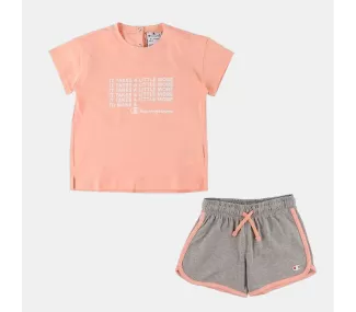 Ensemble Lifestyle Champion Rose Gris pour Bébé