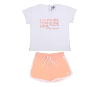 Ensemble Lifestyle Champion Blanc Orange Bébé - Set Champion 03/22