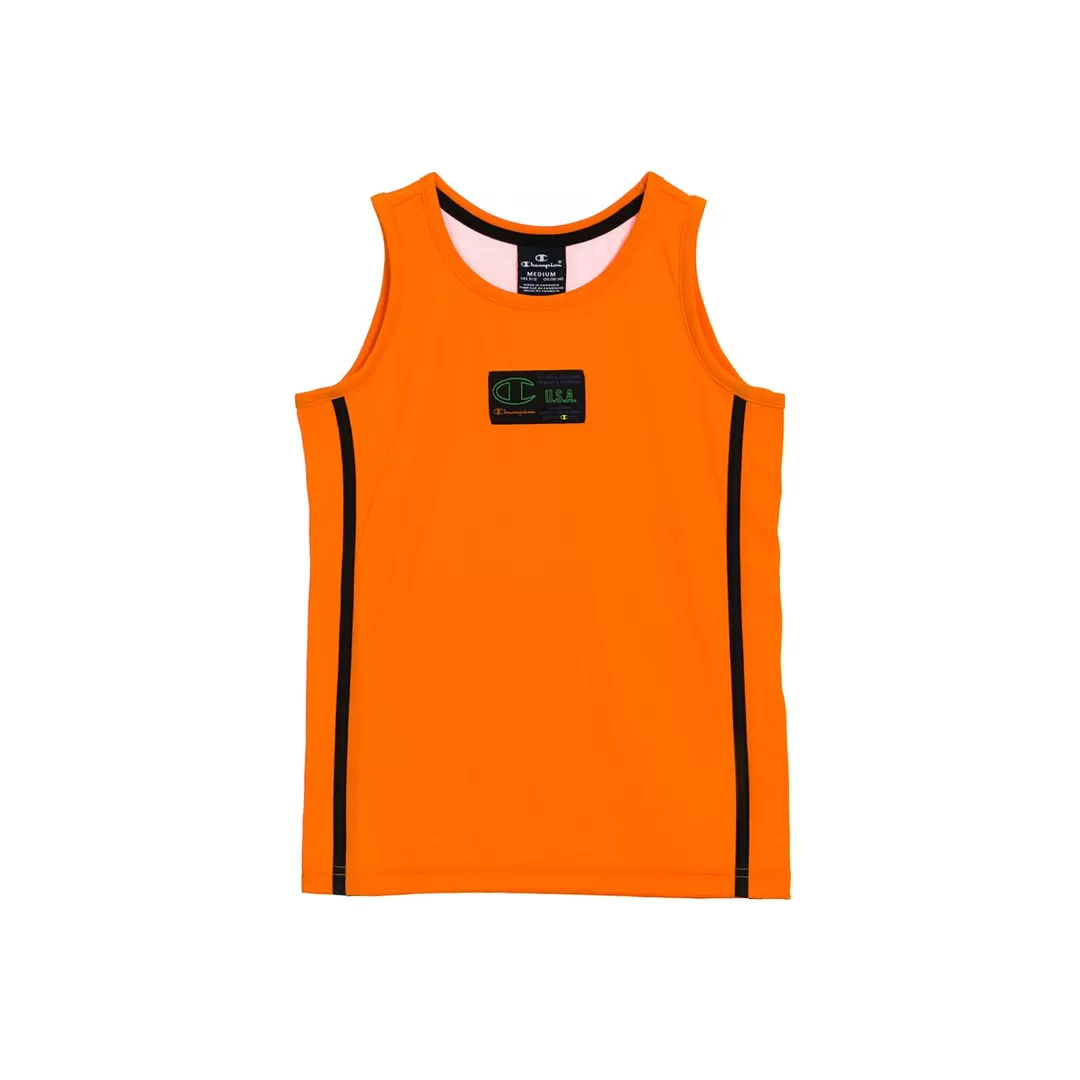 Débardeur Champion Kids Basketball Sport Tank Top "Orange" - Mode Enfant Sportive