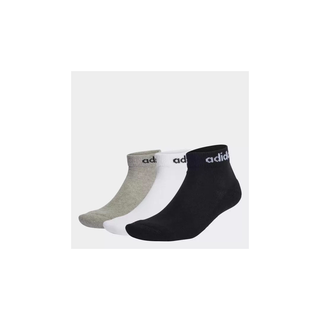 Chaussettes C LIN ANKLE 3P en MGREYH/WHITE/BLACK