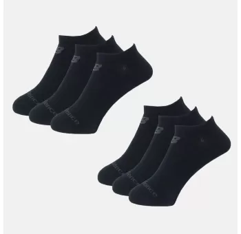 Pack de 6 Chaussettes Invisibles en Coton Performance à Tricot Plat