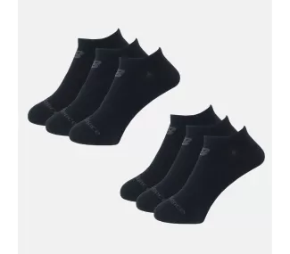 Pack de 6 Chaussettes Invisibles en Coton Performance à Tricot Plat