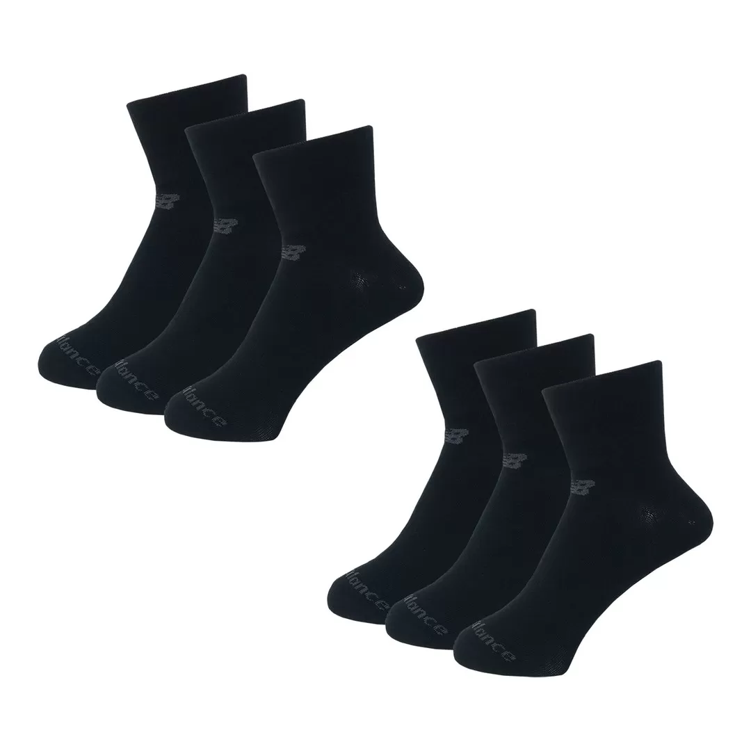 Pack de 6 Chaussettes en Coton Performance Tricotées à Plat