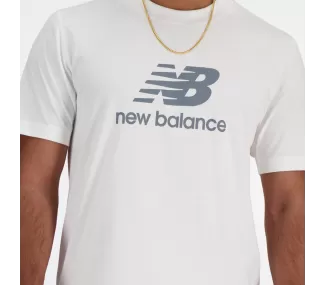 New Balance Stacked Logo T-Shirt - Mode Sportive