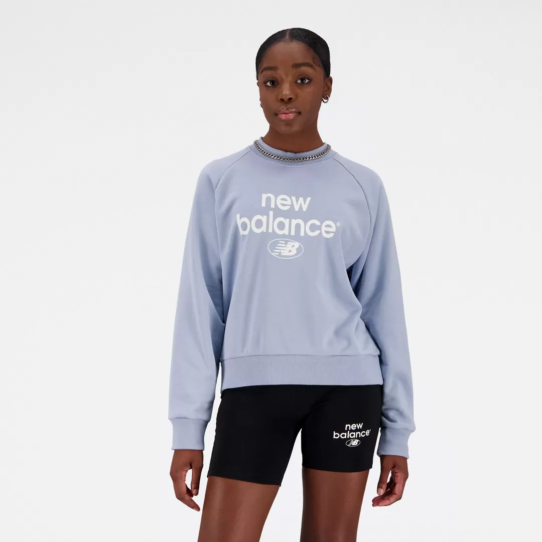 NB Essentials Graphic Crew Fleece Sweatshirt - Confort et Style