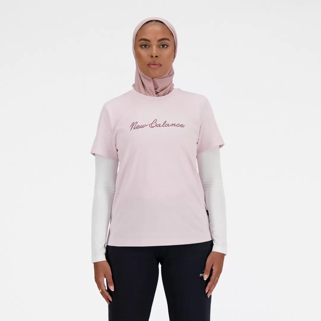 New Balance Script Tee - T-shirt haut de gamme