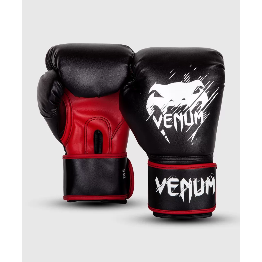 Venum Contender Boxing Gloves (For Kids)-BlackRed