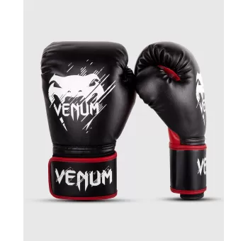 Venum Contender Boxing Gloves (For Kids)-BlackRed