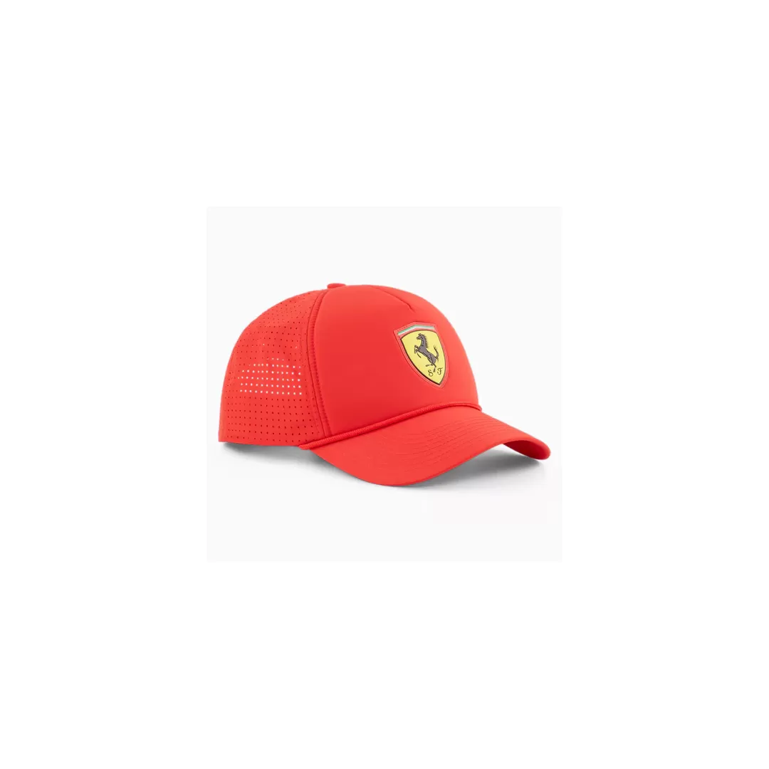 Ferrari Race Trucker Cap Rosso Corsa