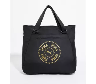 AT ESS Tote Bag Logo Love PUMA Black