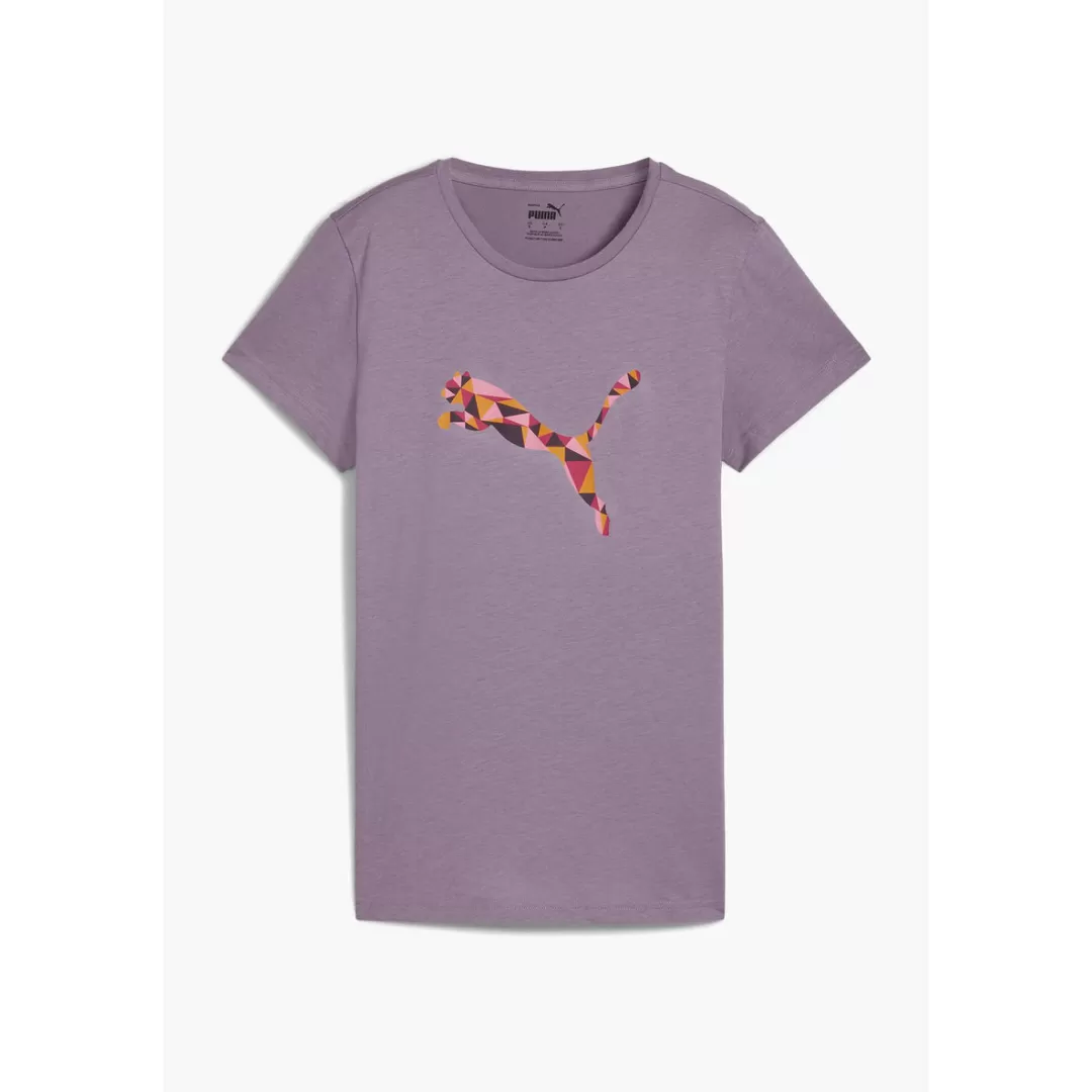 GRAPHICS Cat Tee Pale Plum