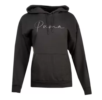 Puma Tonal Script Hoodie PUMA Black