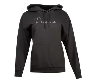 Puma Tonal Script Hoodie PUMA Black