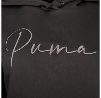 Puma Tonal Script Hoodie PUMA Black