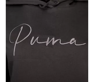 Puma Tonal Script Hoodie PUMA Black