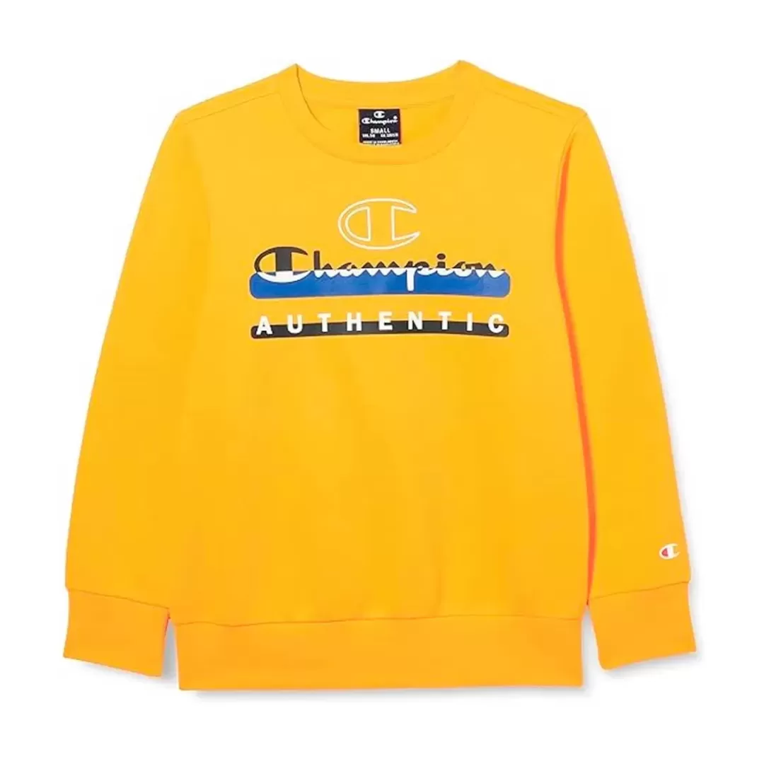 Sweat-shirt Lifestyle Champion Jaune pour Garçon