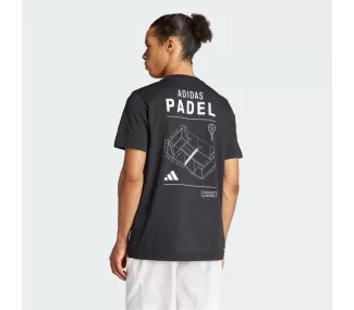 M PADEL CAT G T Black - T-shirt de Sport de Qualité