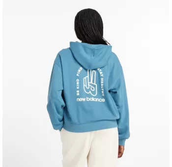 New Balance French Terry Oversized Peace Hoodie