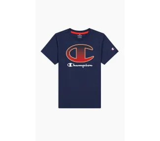 T-shirt Lifestyle Champion Bleu Rouge pour Garçon