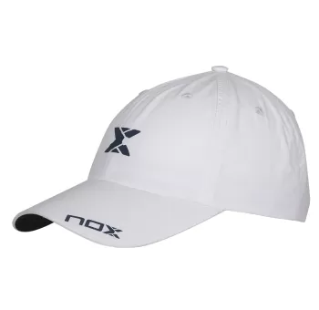 CASQUETTE NOX BLANCHE LOGO BLEU