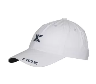 CASQUETTE NOX BLANCHE LOGO BLEU