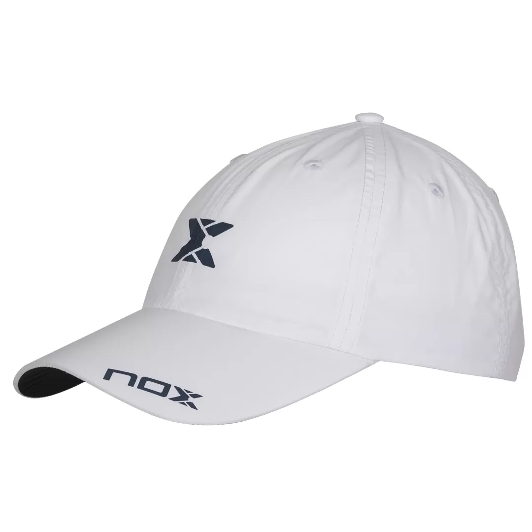 CASQUETTE NOX BLANCHE LOGO BLEU