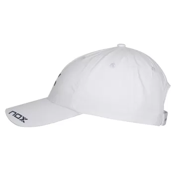 CASQUETTE NOX BLANCHE LOGO BLEU