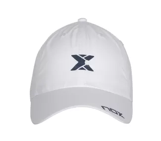 CASQUETTE NOX BLANCHE LOGO BLEU