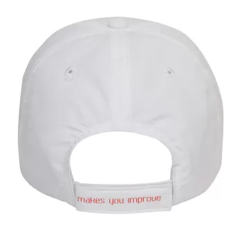 CASQUETTE NOX BLANCHE LOGO ROUGE