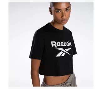 REEBOK IDENTITY BIG LOGO CROP TEE