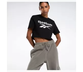 REEBOK IDENTITY BIG LOGO CROP TEE