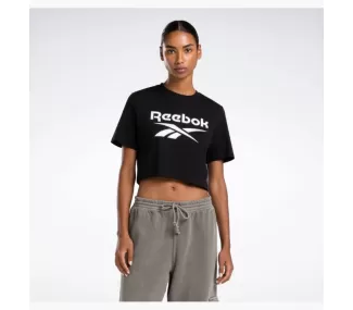 REEBOK IDENTITY BIG LOGO CROP TEE