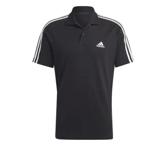 Polo Adidas avec Bandes aux Épaules - Classique et Confortable