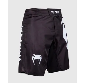 Venum "Light" Fightshorts - BlackWhite 0722 | Vêtements de combat de qualité