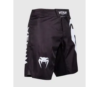 Venum "Light" Fightshorts - BlackWhite 0722 | Vêtements de combat de qualité