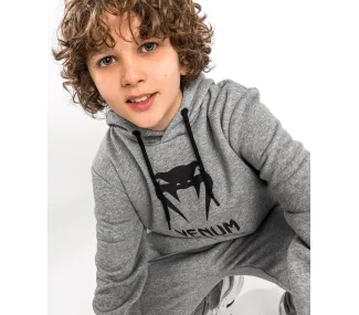 Venum Classic Hoodie For Kids in Heather Grey 07