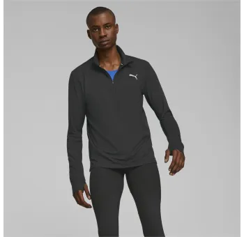 RUN FAVORITE 14 ZIP M PUMA Black - Vêtements de sport de qualité